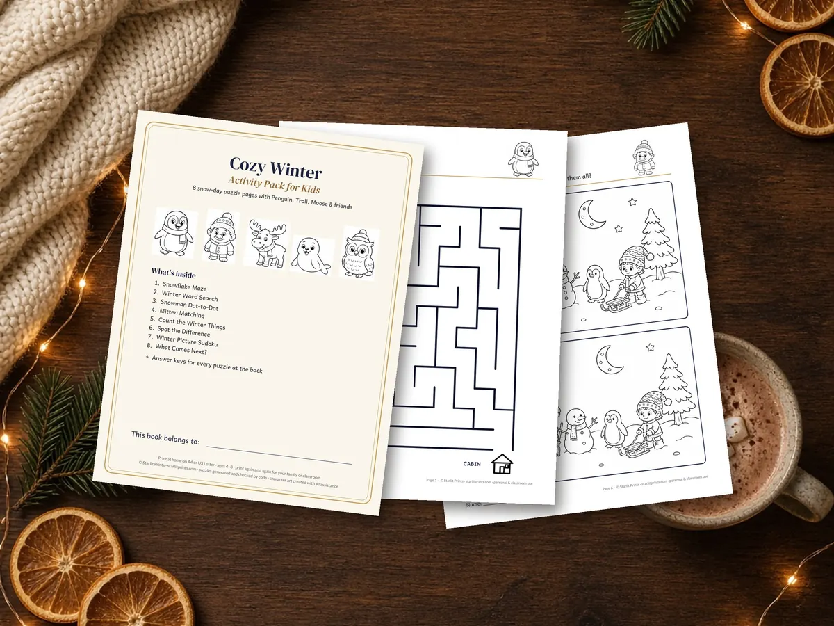 Winter Activity Pack – preview