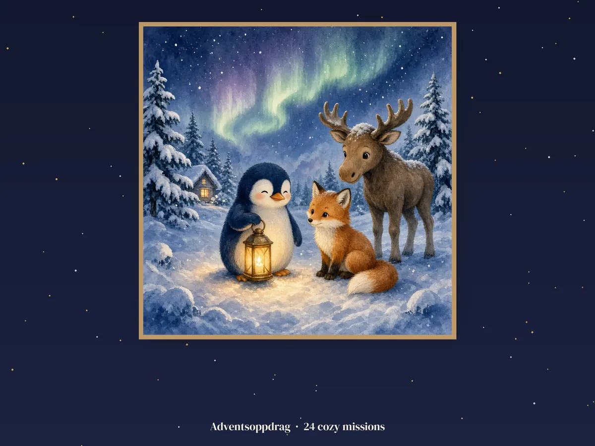 Printable Advent Calendar for Kids – preview