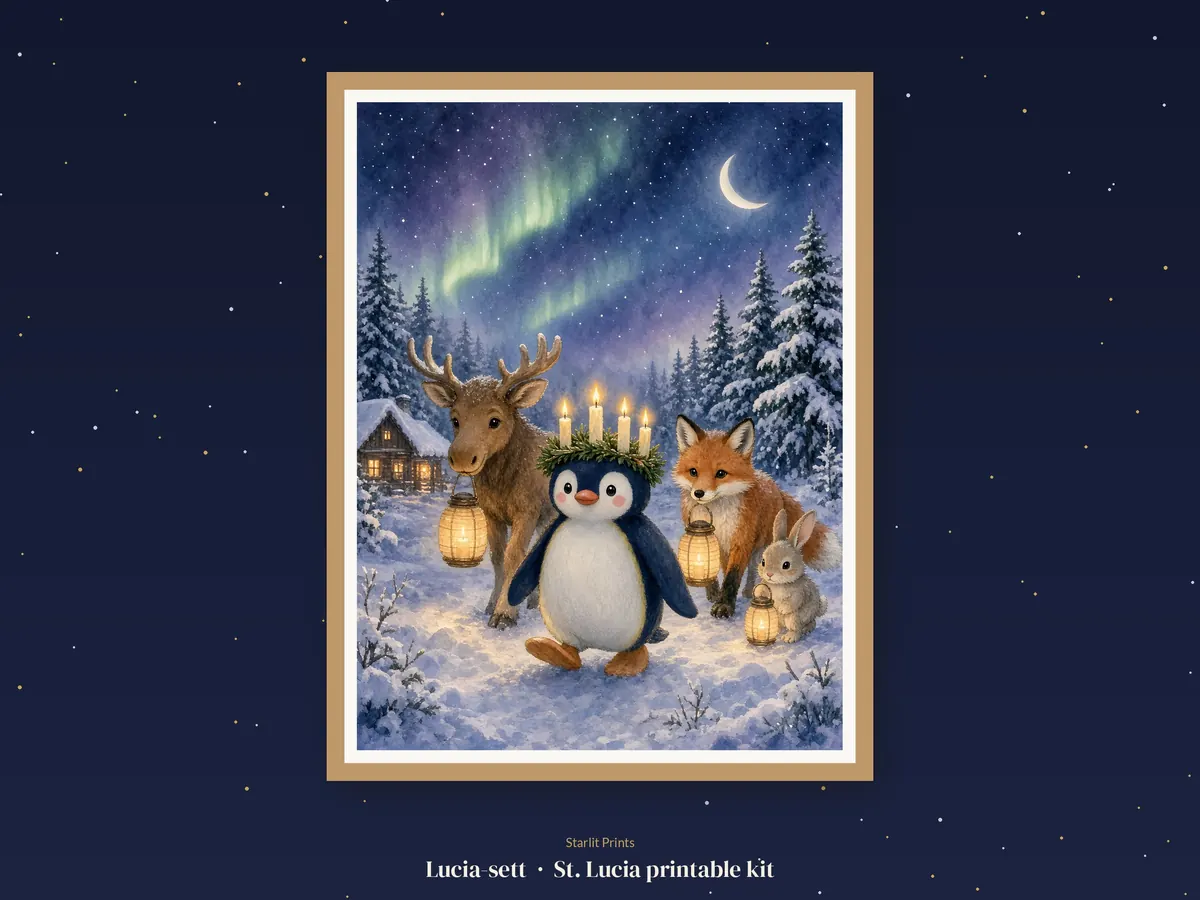 Lucia Day Printable Kit – preview