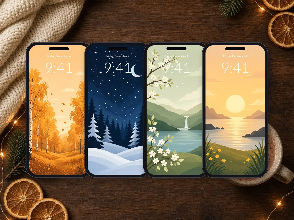 Four Seasons Wallpaper Pack – preview